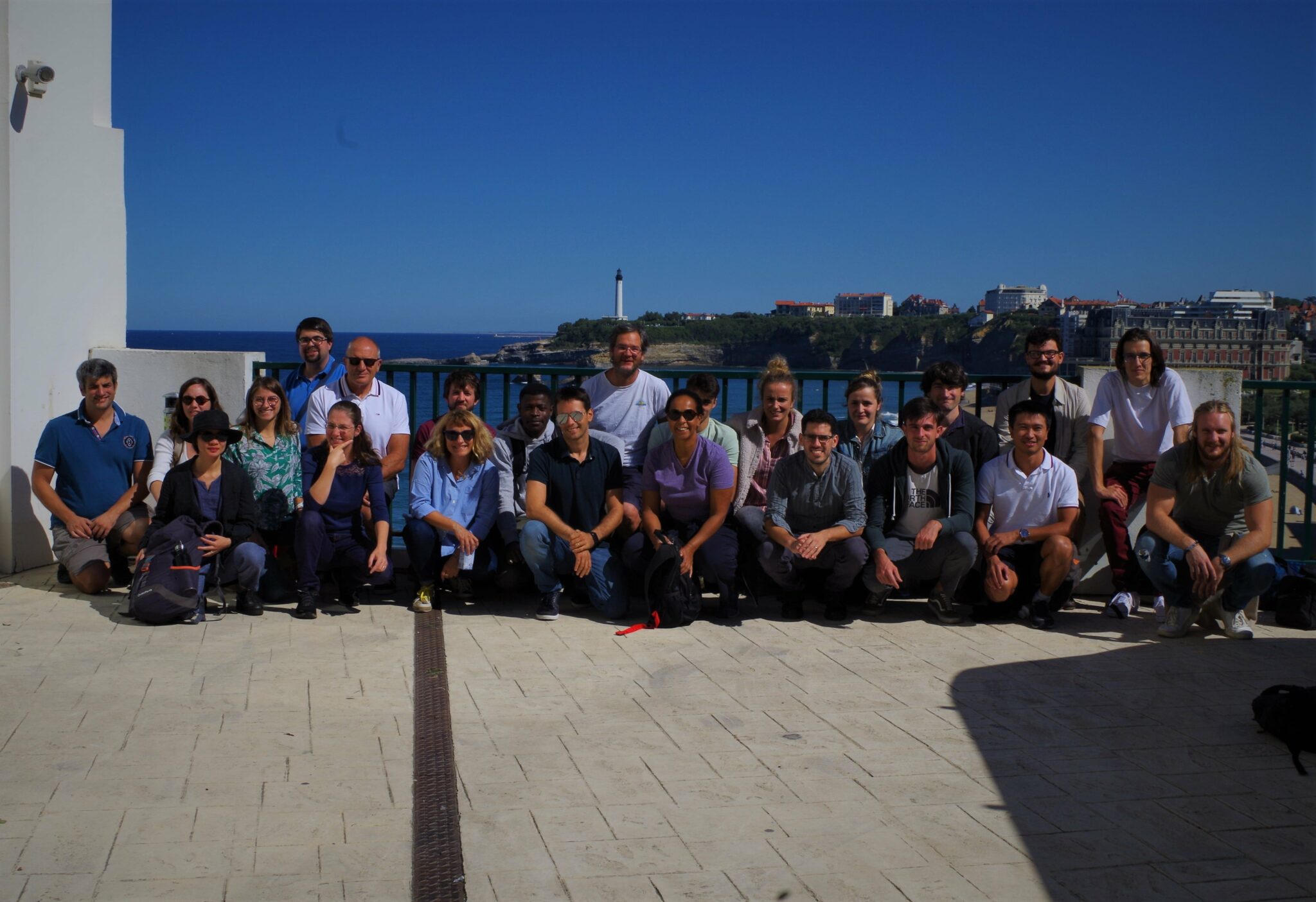 Equipe collaboration Grande plage Biarritz réunion