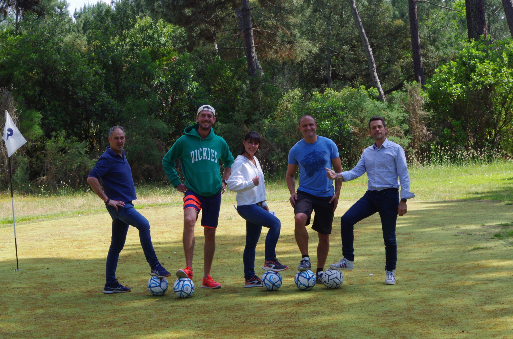 Footgolf activité team building séminaire Pays basque