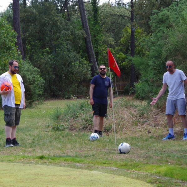 Team séminaire Footgolf équipe fun Cap ferret