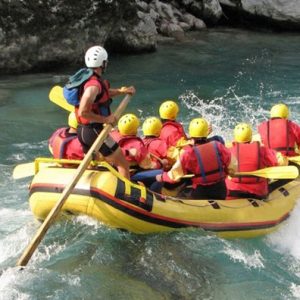 Rafting pays basque team building activité